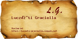 Luczáti Graciella névjegykártya